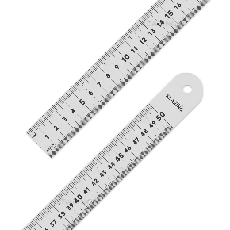 straight ruler 20 inch 50cm steel