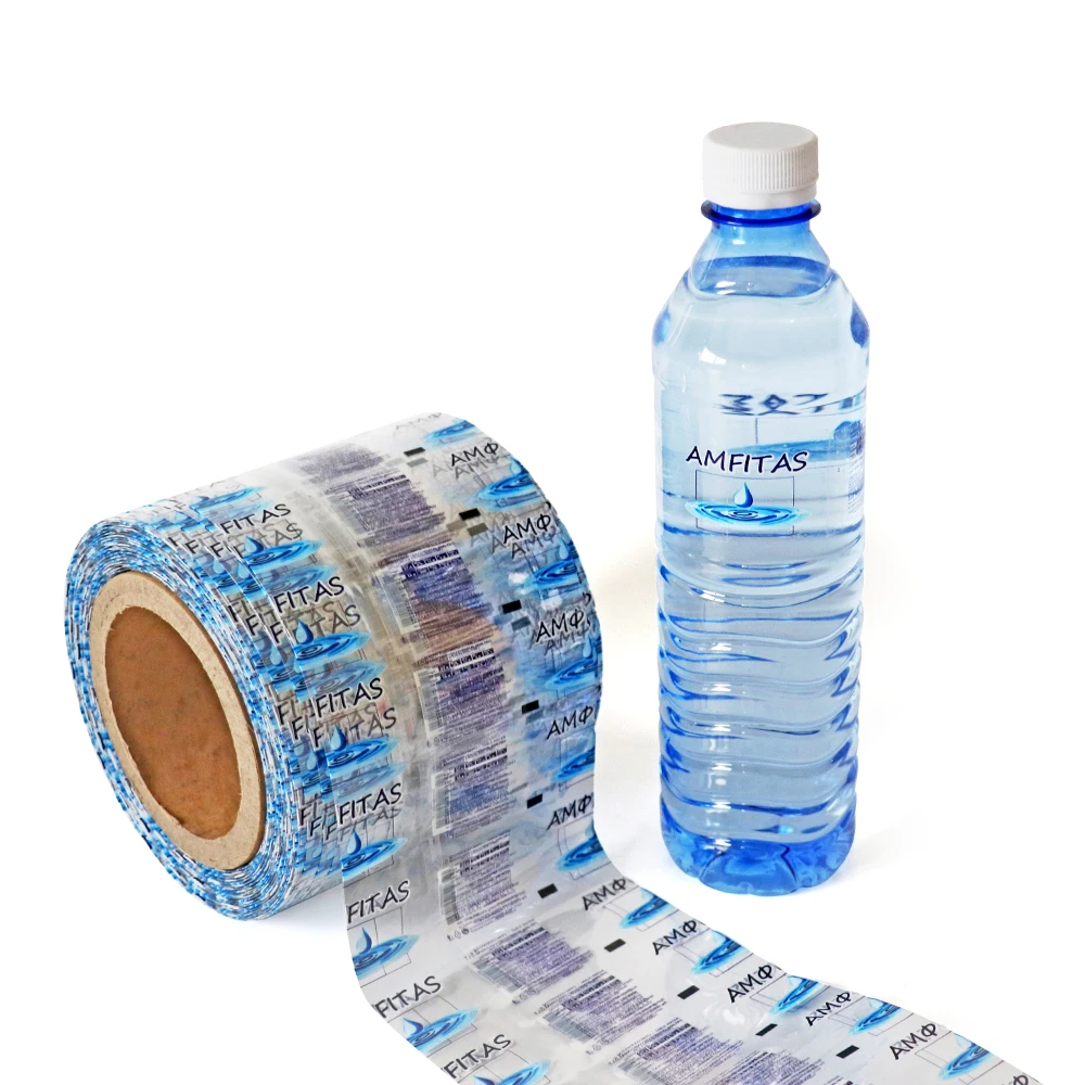 Free Sample New Design Shrink Label for PVC Heat Shrink Sleeve Label Water Bottle Label