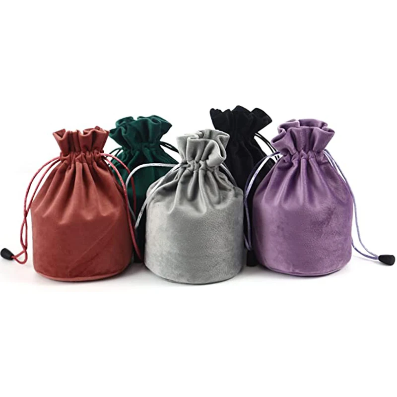 Premium Storage Velvet Bag With Drawstring Cosmetic Perfume Pouch Candy ...