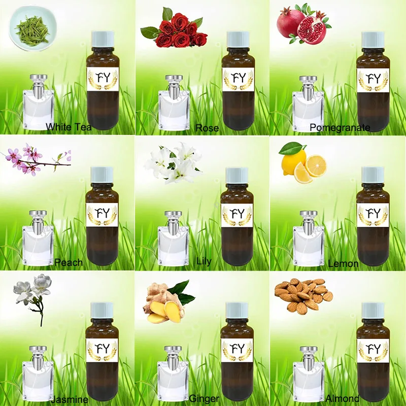 Perfume supplier Cologne, Gardenia, White Tea, Jasmine, Vanilla, Lavender, Osmanthus and other scented perfumes