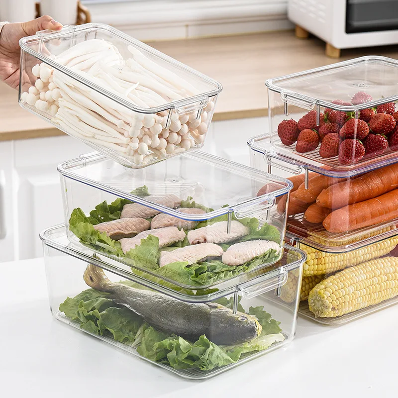  SANNO Fridge Food Storage Containers Produce Saver