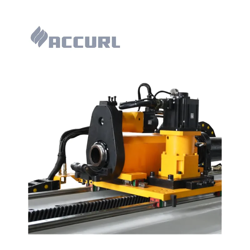 Accurl 80CNC Automatic Hydraulic Pipe Bender New Stainless Steel Carbon Steel Aluminum Plastic Alloy Steel Pipe Bending Machine