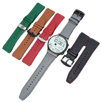Replacement Genuine Leather 22mm Watch Strap For Huawei Watch Gt2 Pro Stylish And Durable Watch Band