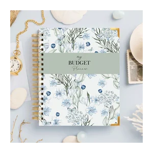 Customized Original Design Cash Envelopes Yearly Budget Notebook Inspirational to Do List Journal Undated Monthly Spiral Planner
