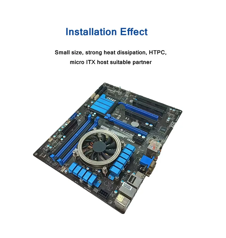 Low Profile Cpu Cooler, RGB, Copper, Aluminum - detail 12