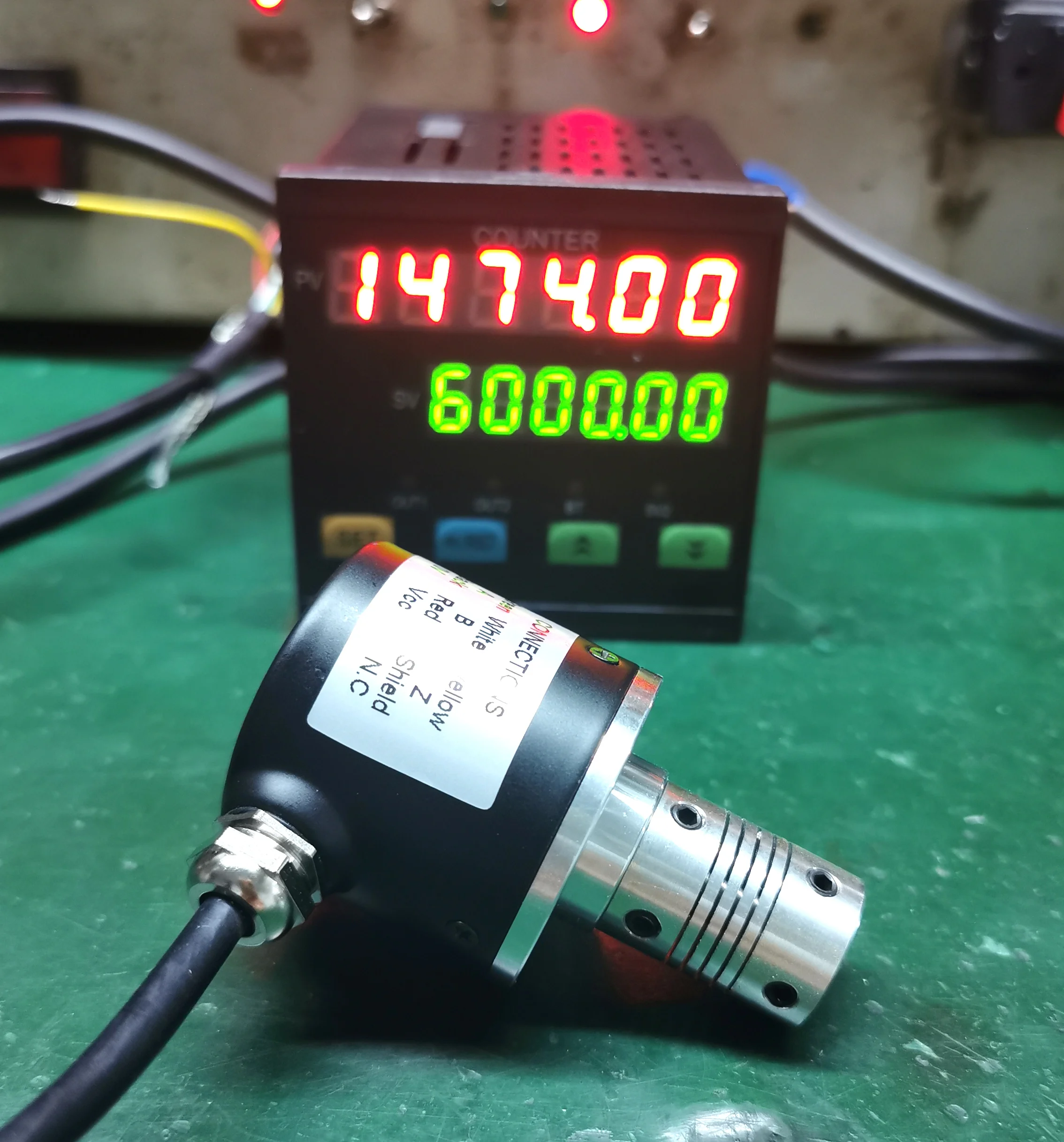 IBEST ISC3806 dc 5V 12V 24V 100 600 1000 2000 2500 ppr Pulse 5mm 6mm Solid Shaft Incremental Optical Rotary Encoder