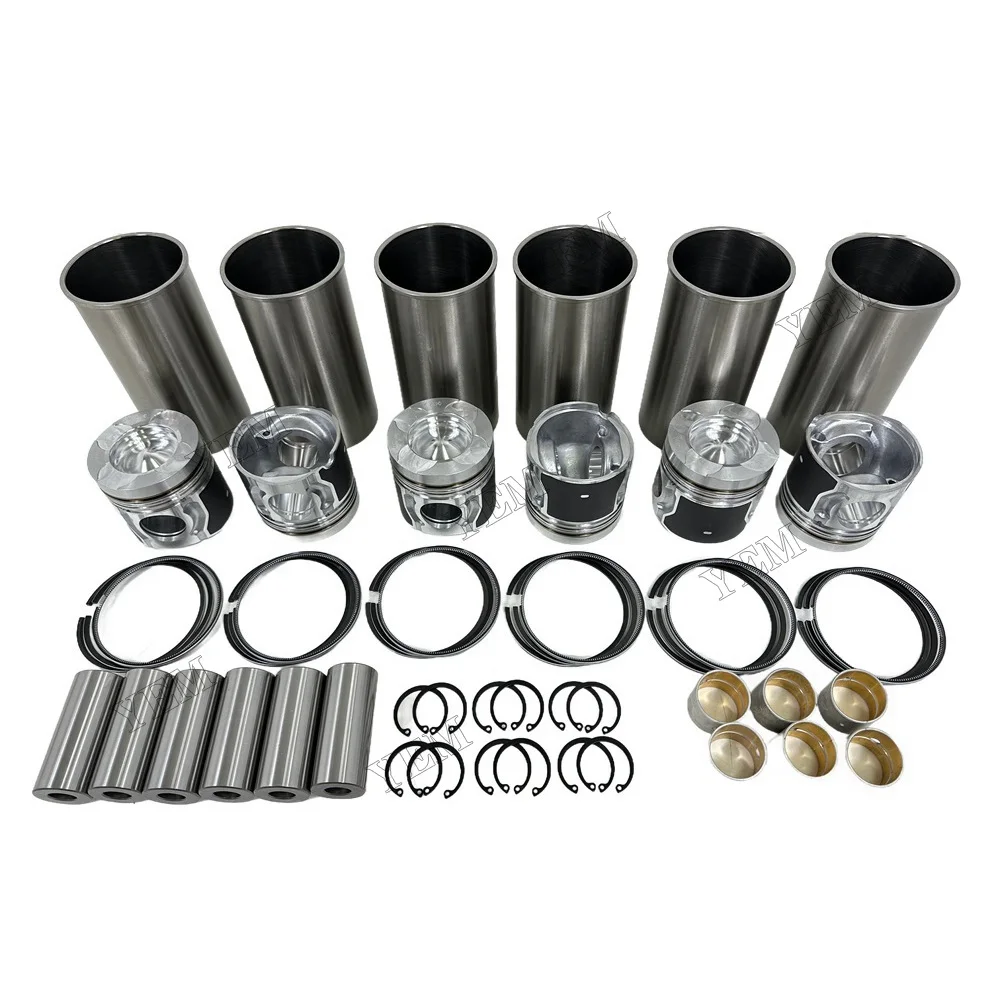 Cylinder Liner Kit Suitable for Doosan / for Develon DL08 Industrial Engine Parts 2
