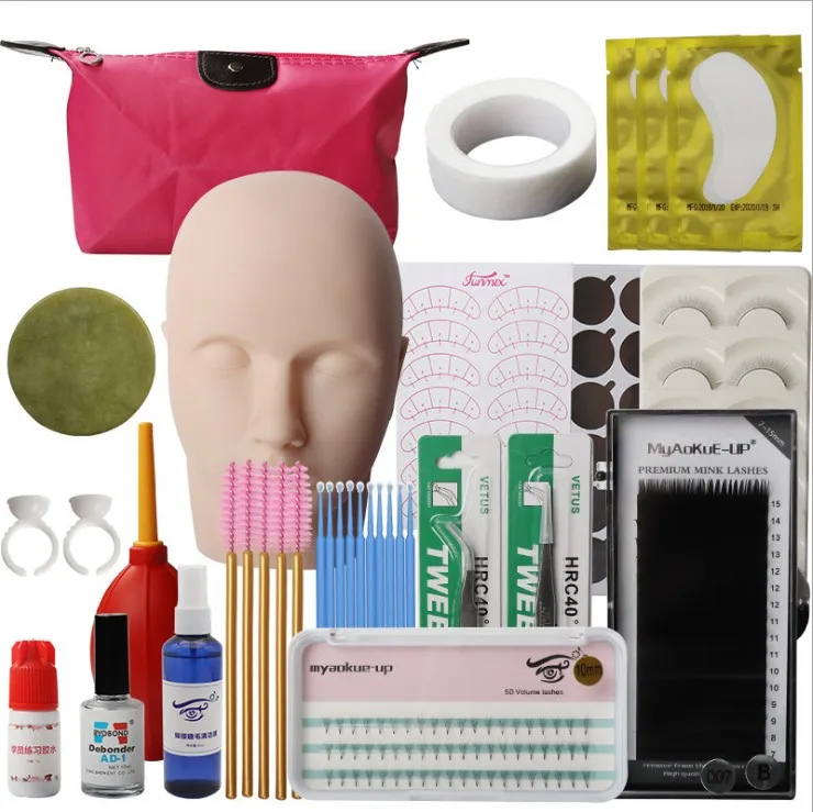 Лидер продаж на Amazon, оптовая продажа с завода, набор инструментов для макияжа и наращивания ресниц, 19 штук