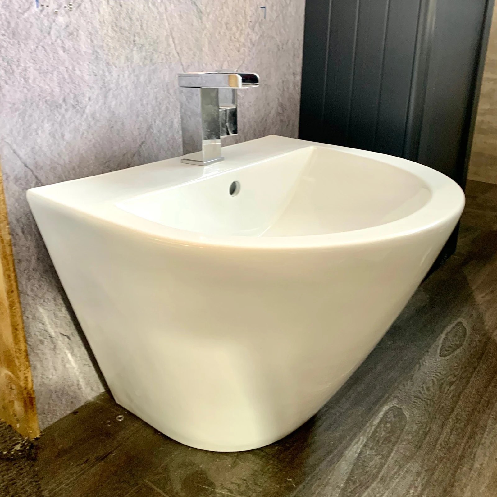 Luxury Inodoro Combo Curved Toilet Retro Bidet Wall Hung Closet Luxury