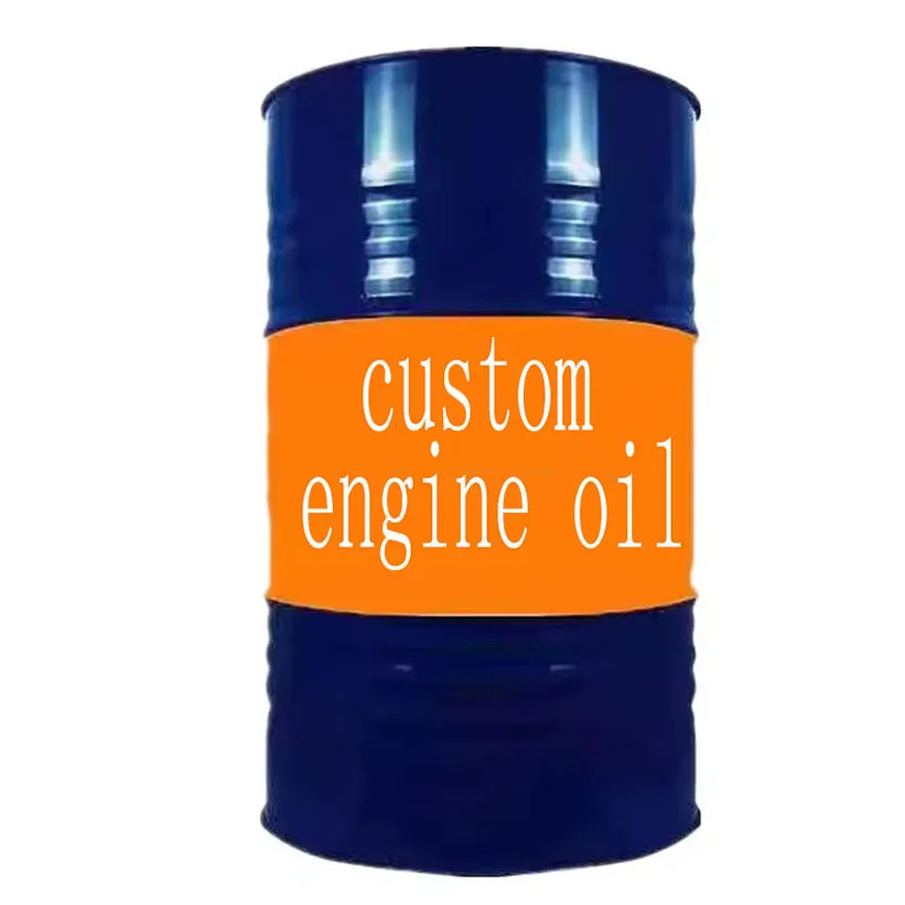 Semi Synthetic Engine Oil Produce Line Custom Label Wholesale Trade Trade Sales Green 2 Greece White Yellow Engine Oil