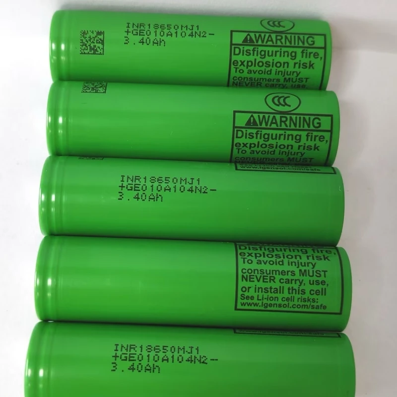 3.7v 18650 MJ1 3500mah Lithium Ion Batteries - Ready to Ship
