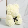 Oso blanco lechoso de 25 cm + caja de regalo + luz