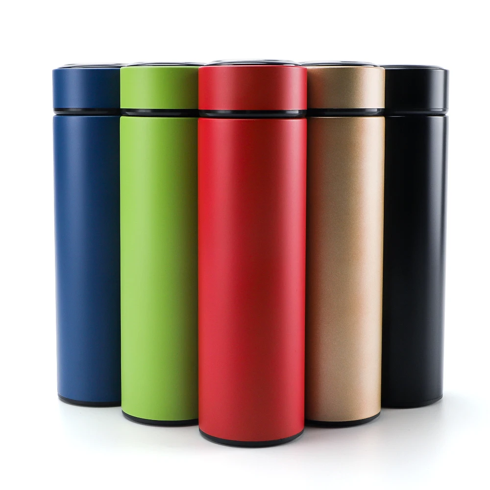 Custom 500ml Office Flask Fashion Water Bottle Vacuum 304 Stainless Steel for Travel Customizable Design Plastic for Drinking