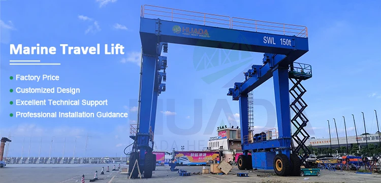 500 Ton 600 Ton Marine China Travel Lift Boat Mobile Boat Lift Crane 