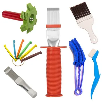 DIY Air Conditioner Fin Cleaner Set Includes Different AC Fin Comb Condenser Fin Straightener Brush AC Coil Tool Kit-OEM