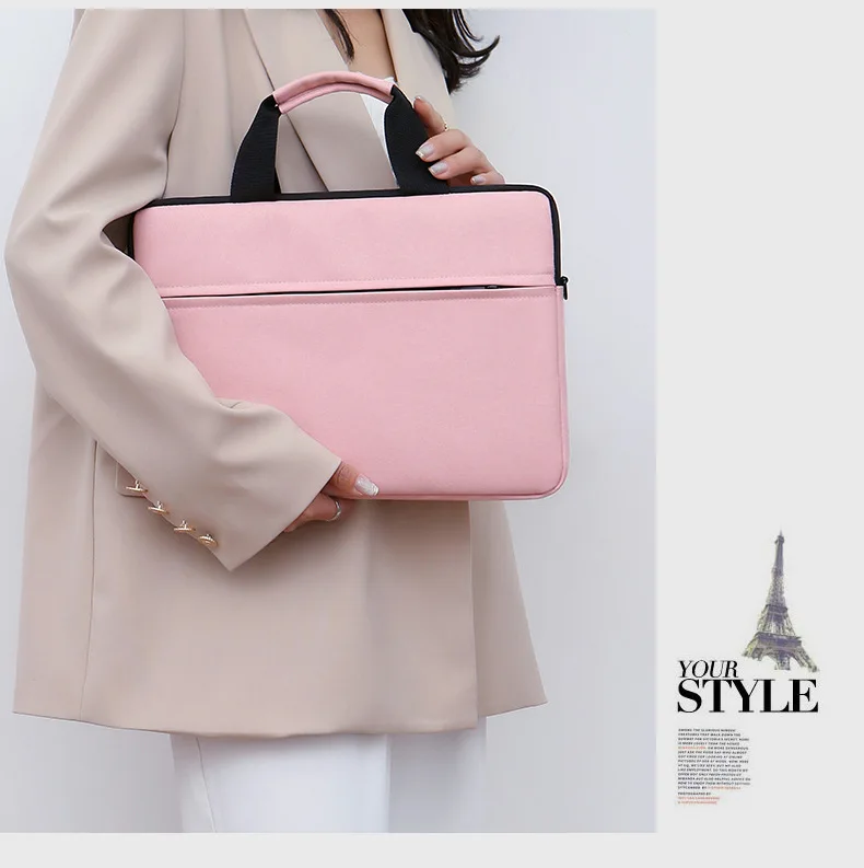 50pcs Custom Logo 13 14 15.6inch Business Waterproof Laptop Bag