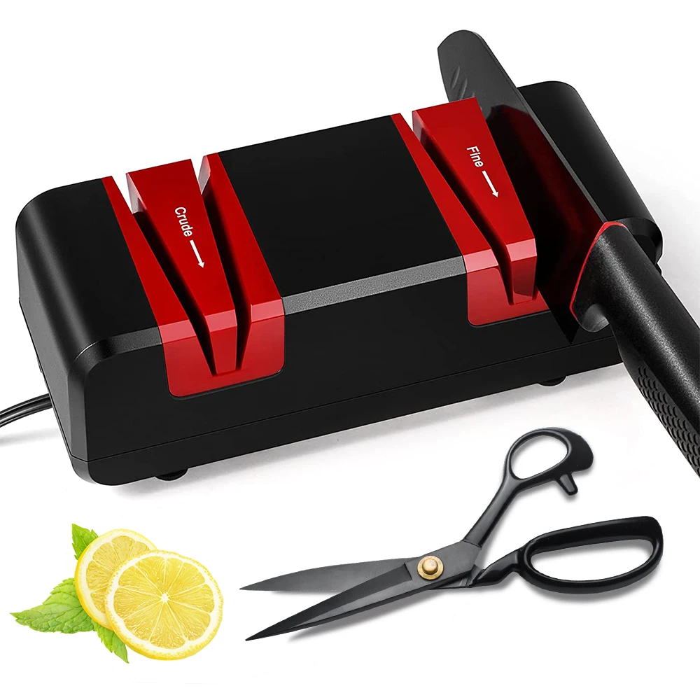 High efficiency 50W US EU Plug kitchen knife sharpener heavu duty electric knife sharpener knife tool on sale