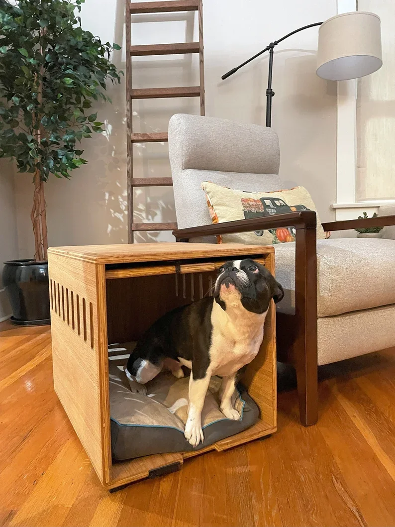 Picture of JUNJI Handmade Modern Dog Crate - Eco-Friendly Pet House