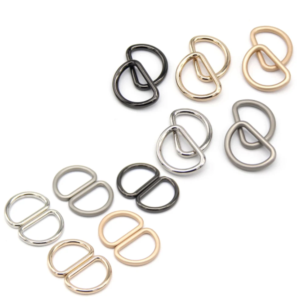 Source 16mm Metal D Ring Buckles Handbag Strap Belt Horseshoe Buckle on  m.