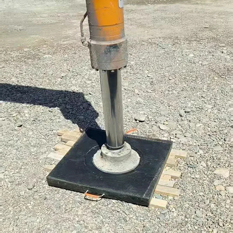 Custom Size Plastic Uhmw Pe Crane Outrigger Stabilizer Pad For Tree