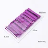 Rouleaux à cheveux avec bonnet &amp; 1.9 Lot de 10 rouge prune