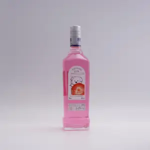 FASTKING Premium 700ml Strawberry Gin Natural Flavor Vibrant Aroma Smooth Finish 40% ABV Grade Distilled Shandong Bar Restaurant