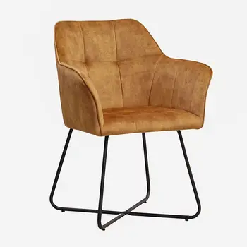 Modern Antique Tufted Pink Velvet Dining Chair Solid Wood Metal Frame Hot Selling for Home Furniture Restaurants Lounges New