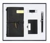Notebook+name card holder+pen+usb-Black