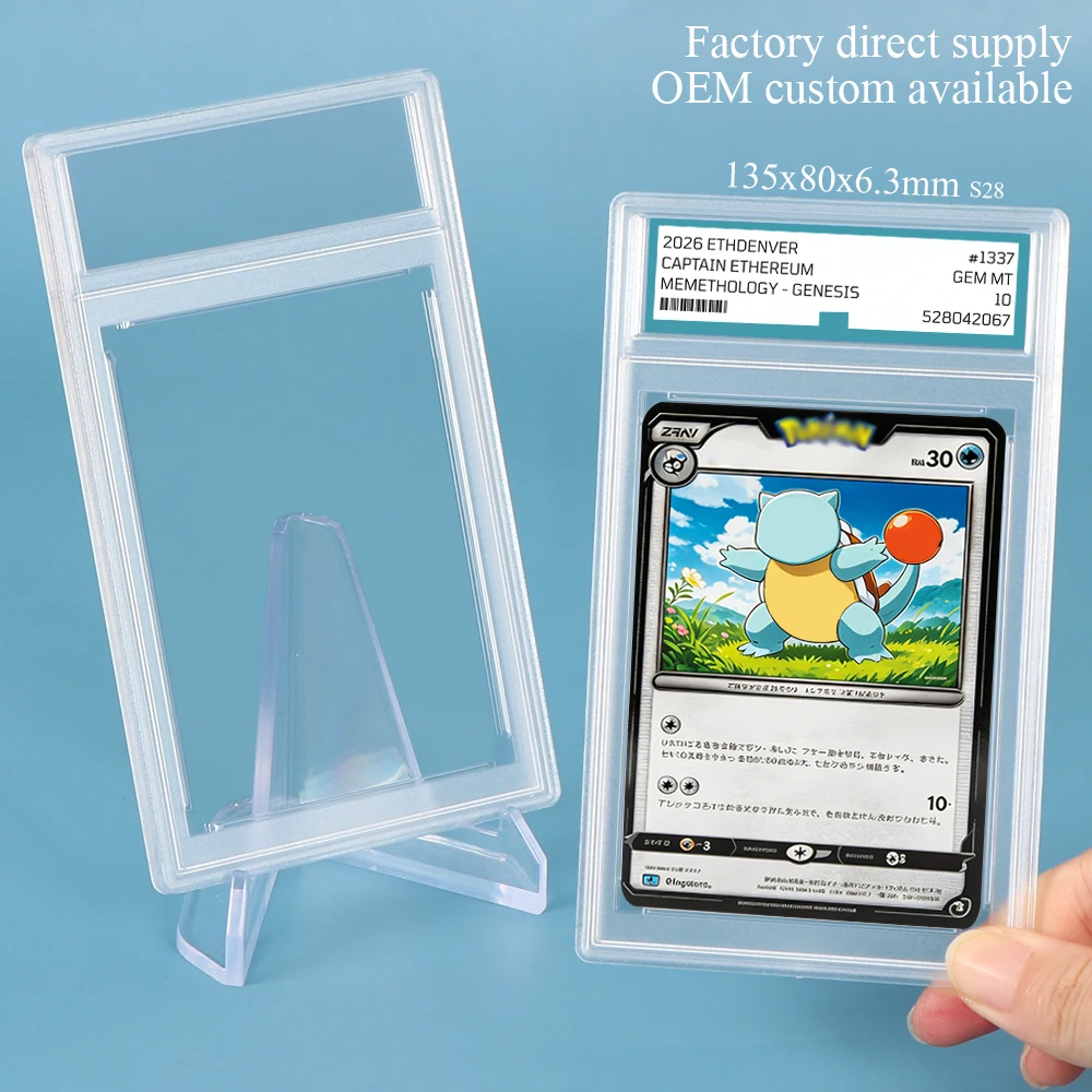 are pokemon cards 35pt Ultra Pro - Single 35 Pt ONE-TOUCH Edge and dirt Clear 35pt Graded Card Slab