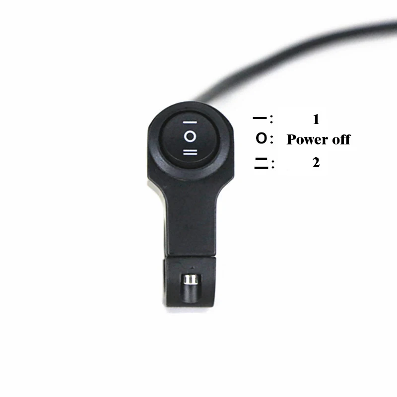 HearxinLED алюминиевый сплав мотоциклетная фара на руль переключатель трехпозиционный водонепроницаемый переключатель 12 В противотуманный ретро-переключатель