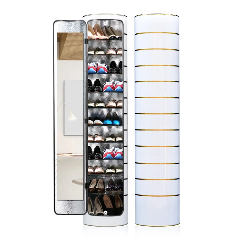 Rotating 25 Pair Shoe Tower | The Green Head