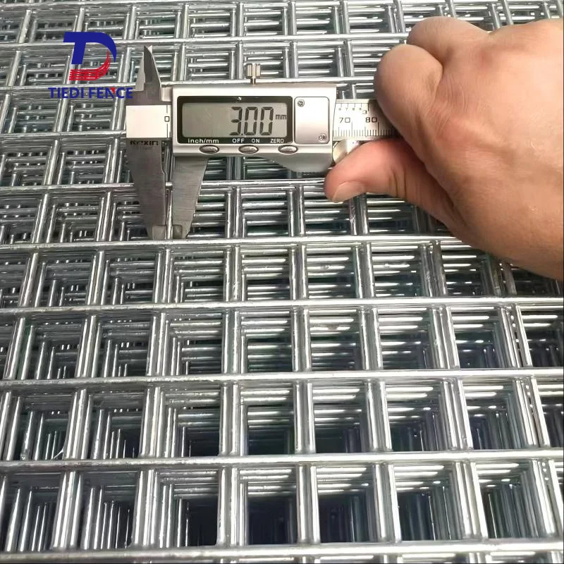 Custom Galvanised Steel Welded Mesh Sheet Fence10x10 4x4 3x3 2x2 1x2 1x1 2x4 Galvanized Welded Wire Mesh Panels