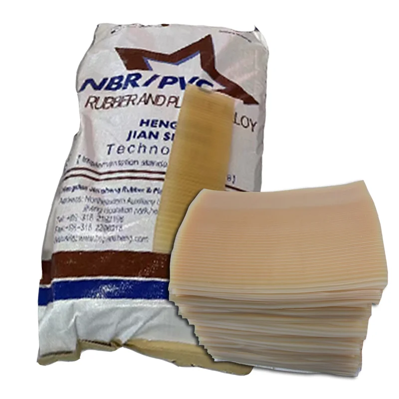 HENGSHUI JIANSHENG NITRILE/PVC NBR/PVC Compound NV7030-2 Raw Material for High Pressure Hose Rolls, Easy to Process