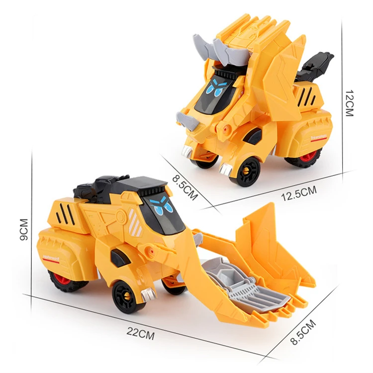 Inertial Impact Deformed Dinosaur Car Toy for Children
