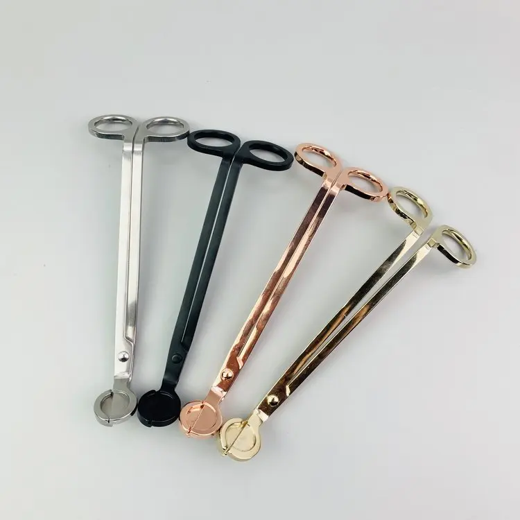 Personalized Stainless Steel White Wholesale Bulk Wood Custom Candle Wick Trimmer Cutter Buy