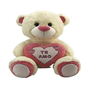 Hug Heart Teddy Bear Plush Toys Peluches Stuffed Toys Valentine's Gift for Girlfriend