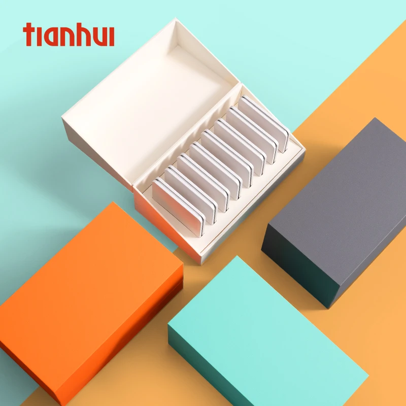 Tianhui Food Grade Trapezoid Box Customization Paperboard Packaging Boxes for Tea Cake