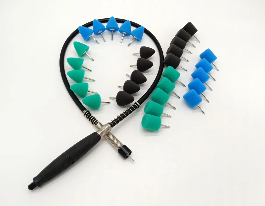 35 шт. по уходу за автомобилем деталь польский гибкий вал инструмент набор профессиональных воском Self-помощник для полировки автомобиля с подробным описанием