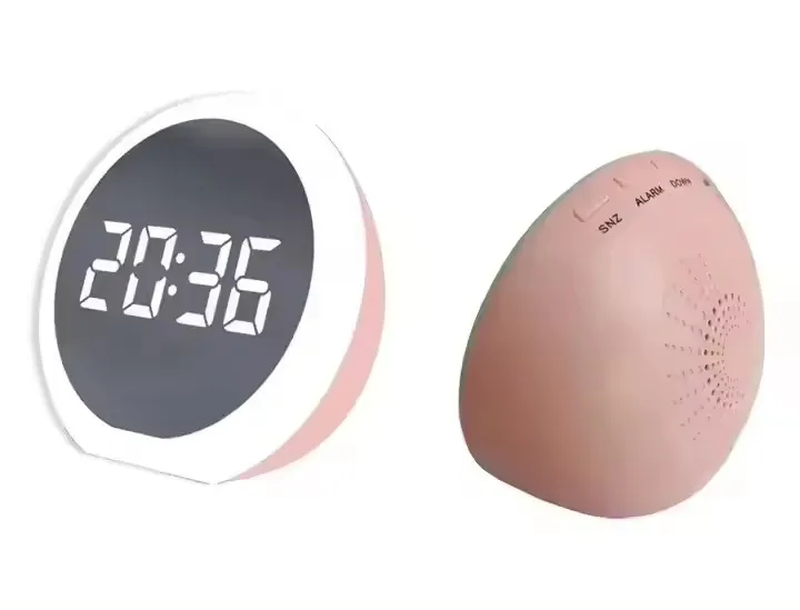 Reliable Quality Table Clock for Bedroom Office Desktop Home Use Electronic LED Mirror Digital Alarm Clock
