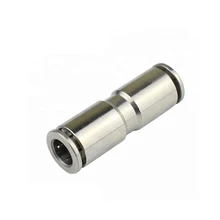 PU Series  4 6 8 10 12 14 16 MM OD Hose Pipe Straight Push in Brass Fitting Pneumatic Push to Connector Air Tube Quick Fitting