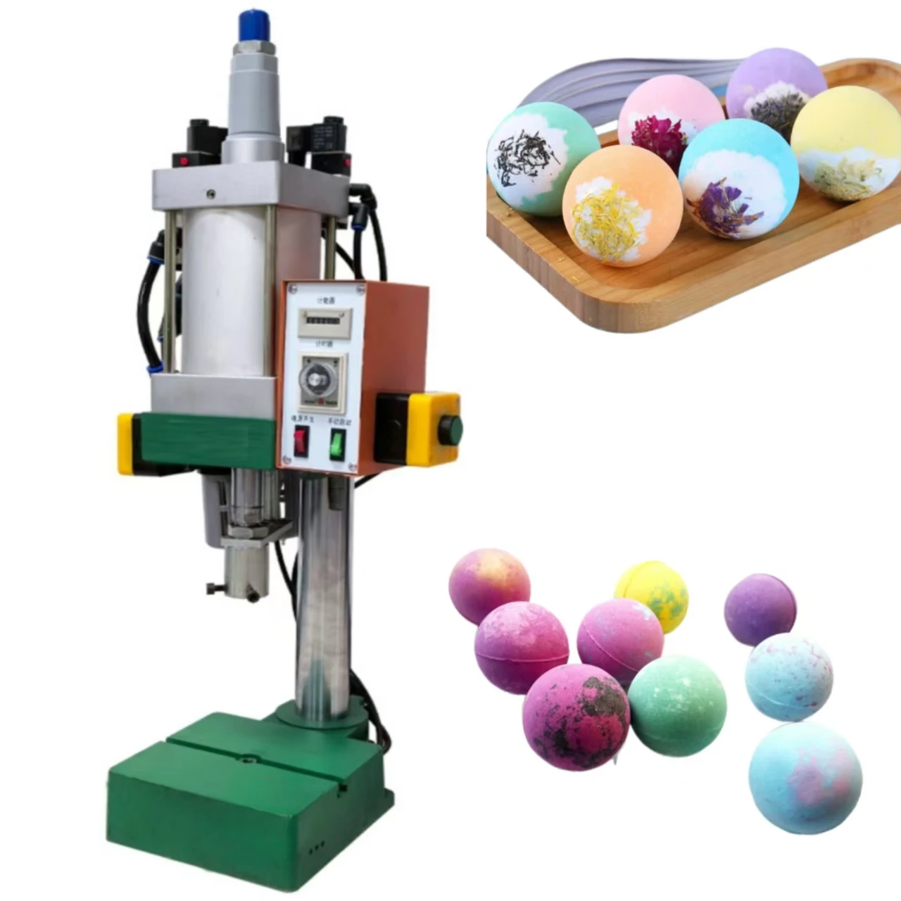 New Type Bath Bomb Ball Compression Machine Multi Press Machine Bath Bomb Bath Bomb Wrapping Machine