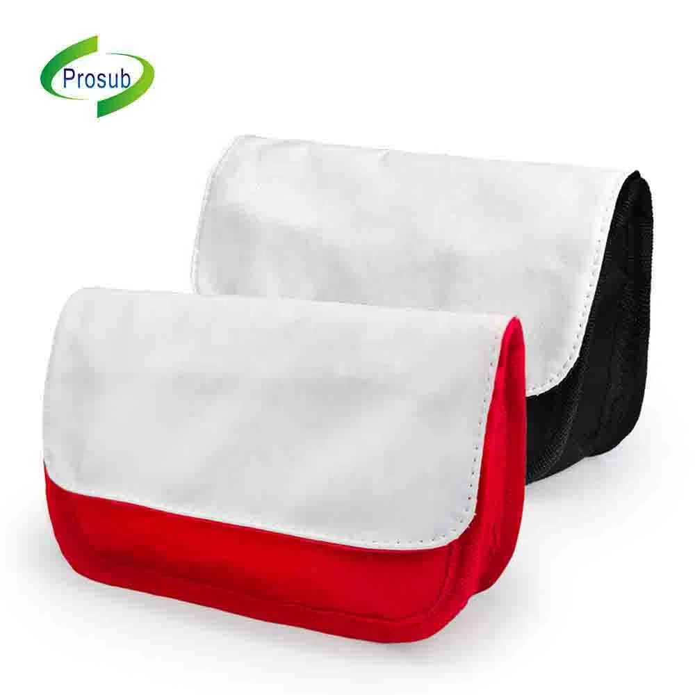 Prosub Wholesale Canvas Sublimation Blank Makeup Bag Detachable