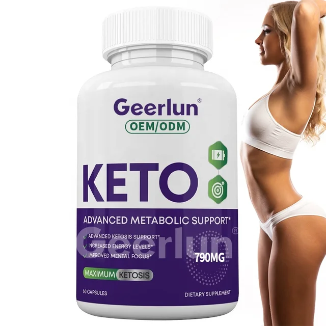 Hot Product OEM ODM KETO Slim Capsules Support Detoxification and Cleaning Supplements Slimming Capsule Weight Loss Capsules