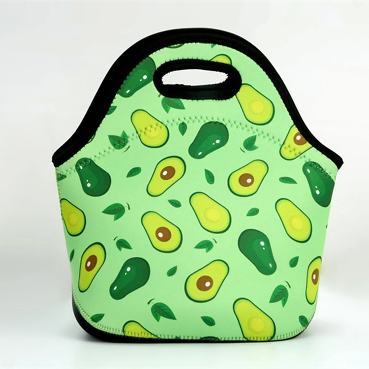 Оптовая продажа Лидер продаж сублимационная Изолированная большая неопреновая сумка-тоут для