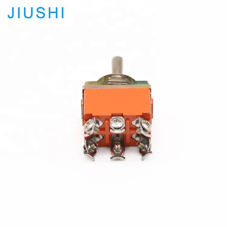 E-TEN1322 Spring Return Toggle Switch - 6 Pin, 3 Way