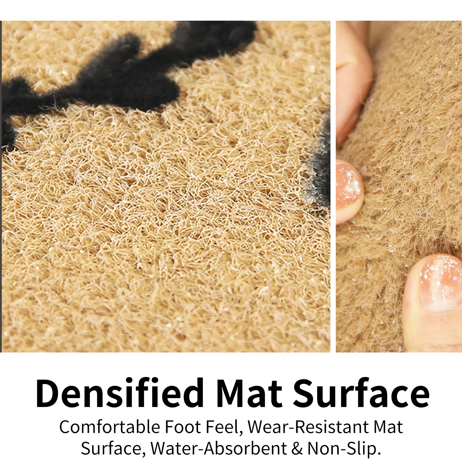 Custom Personalized Welcome Name Flocked Coconut Coco Coir Door Mats Doormats(图6)