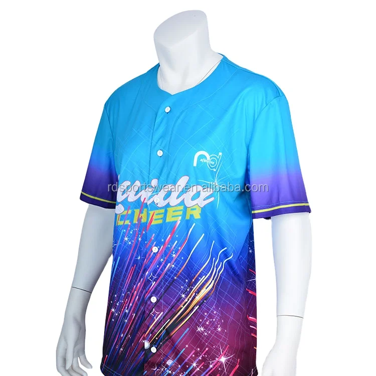 Wholesale 2019 Latest Purple Baseball Jersey Customization Full Sublimation  Baseball Jersey From m.