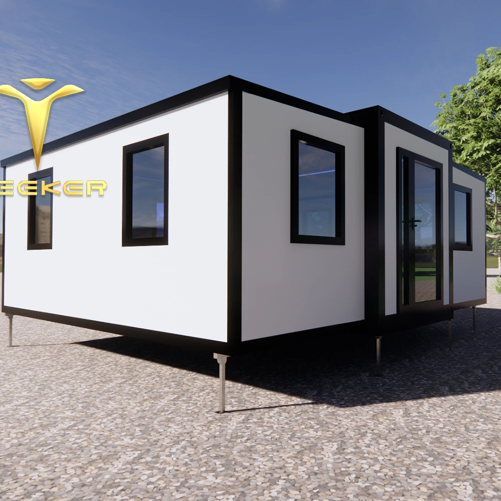 Portable Cabin 2 Bedroom Prefab Homes 40ft Foldable China Containers ...