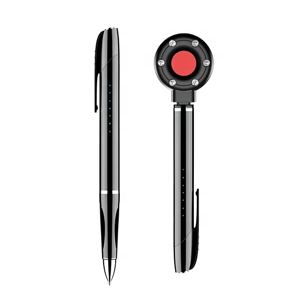 Ball Pen Flashlight RF Frequency Signal Detector X16 Magnetic GSM Tracking Device Finder Wireless RF Scanner Anti-Spy Detector