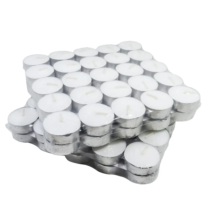 Landhoow 300 Pcs Unscented Assorted Colors Tealight Candles 6 Colors Mini Tealight Candles Bulk 2 Hours Burn Time Small Flameless Votive